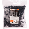 Дюбель-хомут JAZZWAY 5054882 PCD-R 19-25-65-100BL для круглого кабеля PA6,6 черный (уп.100шт)